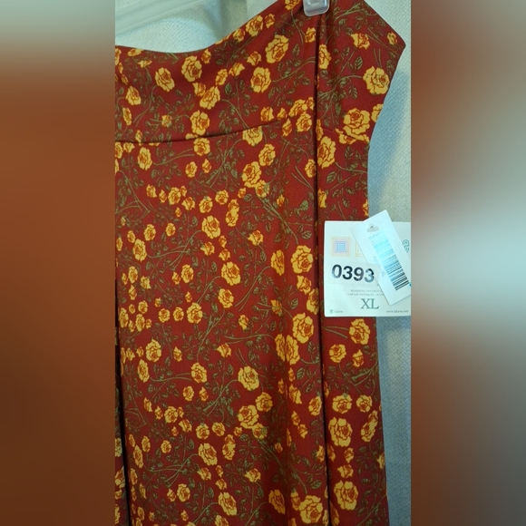 Lularoe XL Azure flare skirt  #0393 - Picture 2 of 4